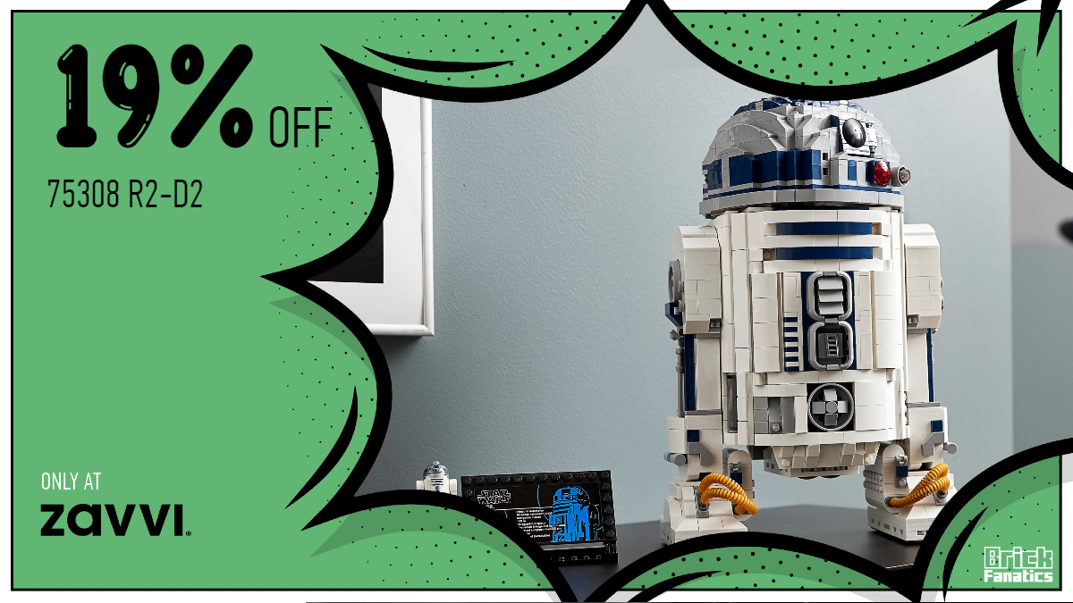 Zavvi discounts LEGO Star Wars 75308 R2-D2 in latest LEGO sale