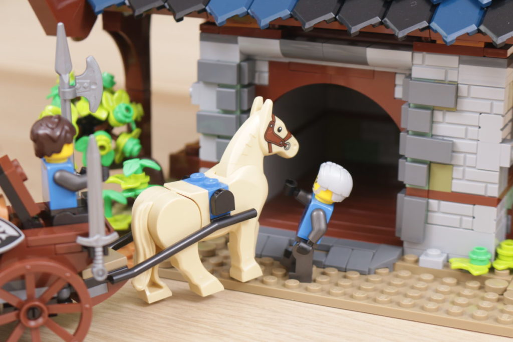 Rebuilding LEGO Ideas 21318 Medieval Blacksmith with Rebrickable 29 1024x683