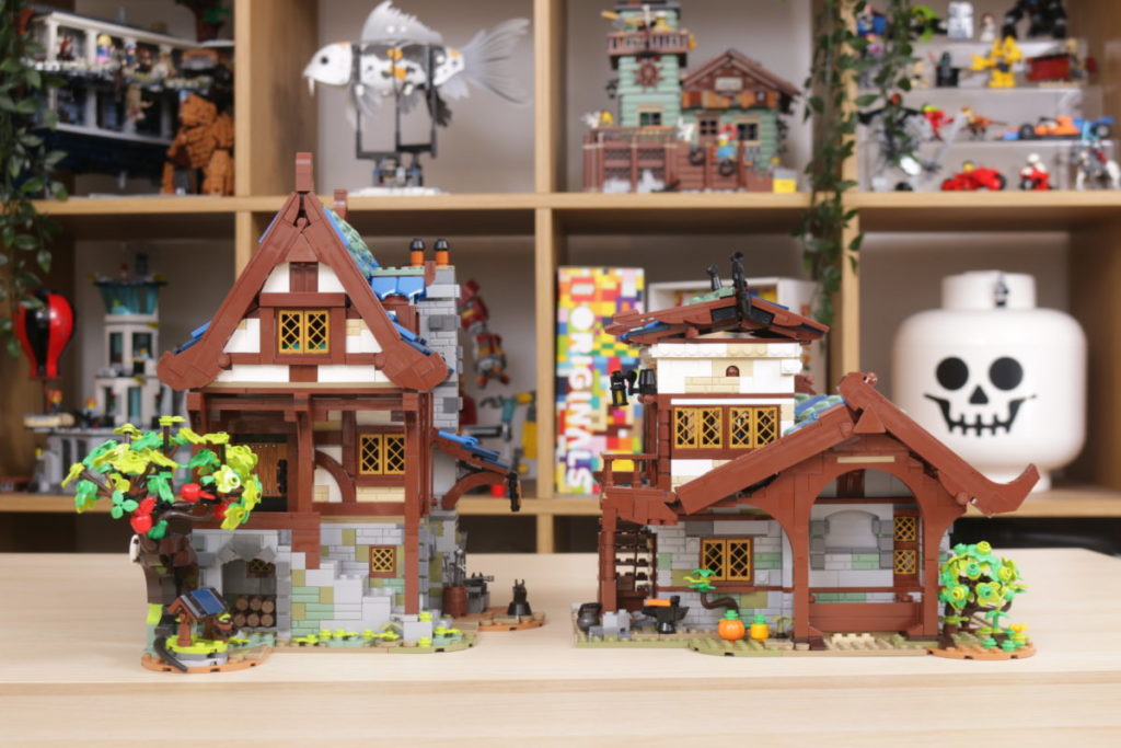 Rebuilding LEGO Ideas 21318 Medieval Blacksmith with Rebrickable 40 1024x683