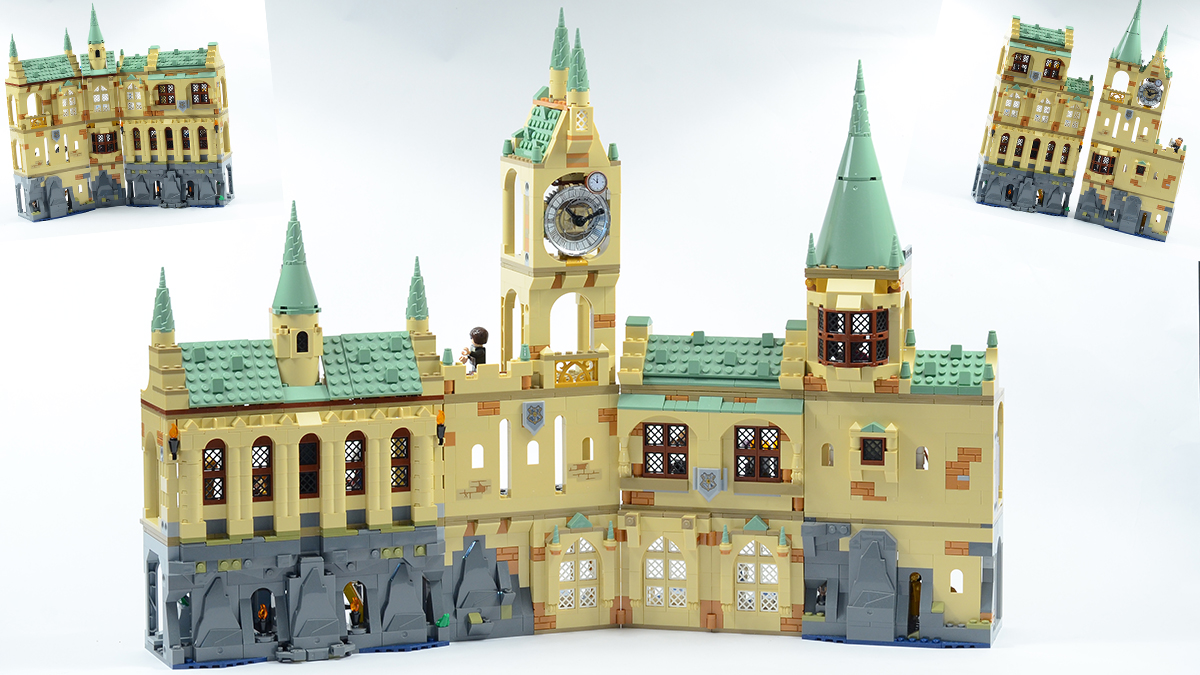 Combining LEGO Harry Potter 76398 Hogwarts Hospital Wing with Hogwarts so far