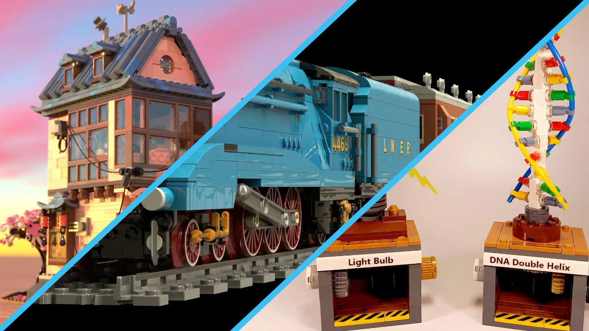 Buildings, books, trains and more join LEGO Ideas review