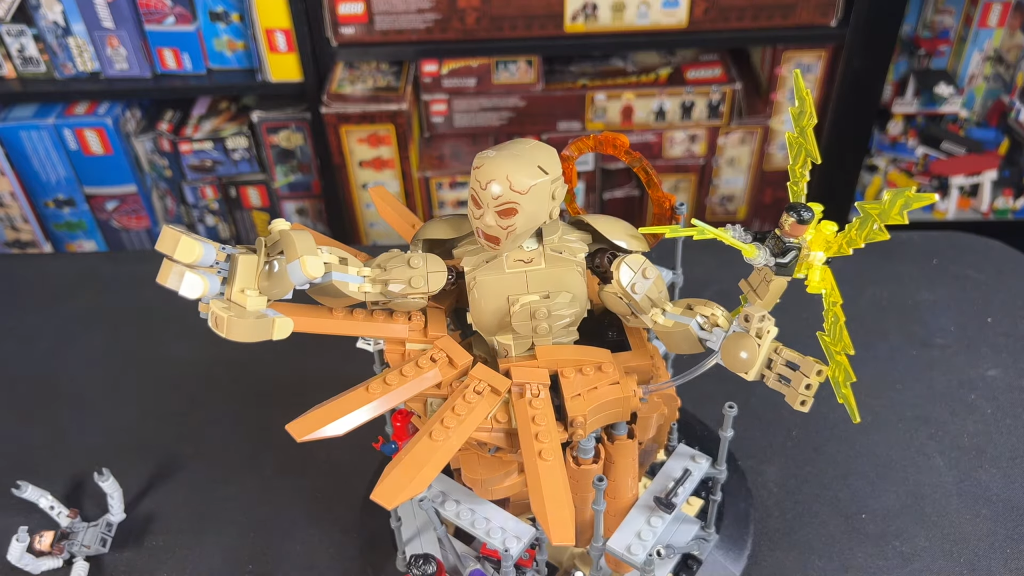 lego marvel 76161 spider man final battle 76280 sandman final battle combined minisuperheroestoday video 1 5 1024x576