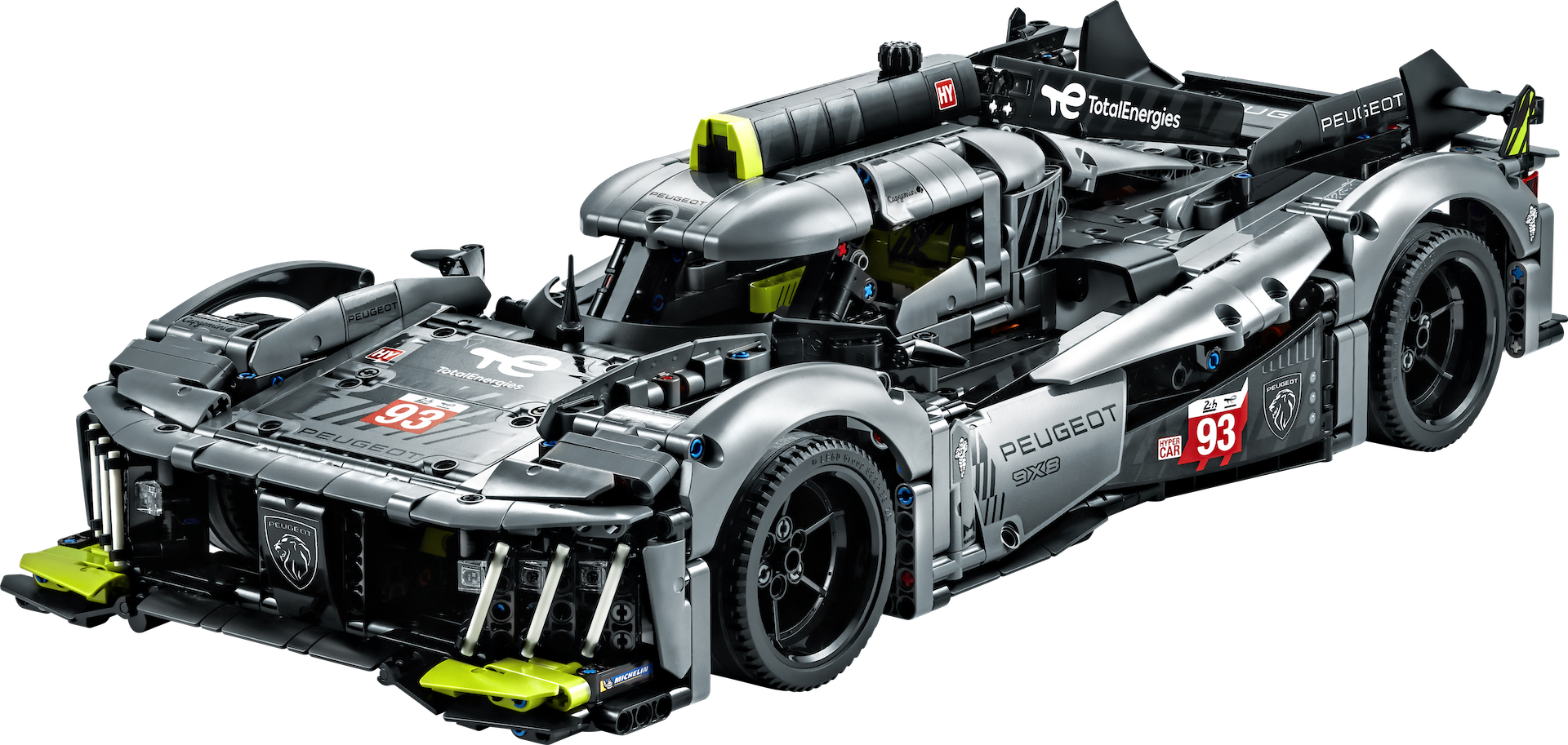 LEGO Technic 42156 Peugeot 9X8 24H Le Mans Hybrid Hypercar 03