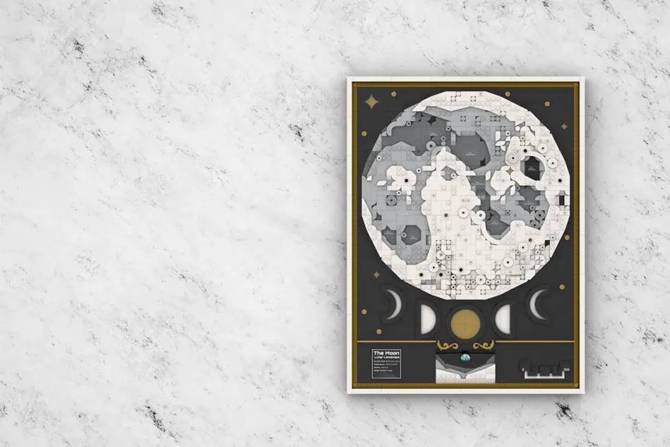 LEGO Ideas The Moon Lunar Landscape 4