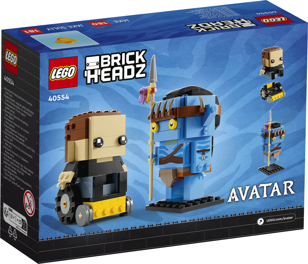 LEGO Avatar BrickHeadz 40554 Jake Sully his Avatar 2 1024x880