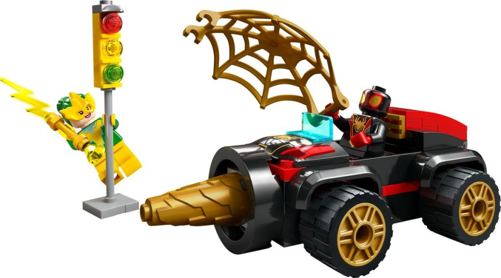 LEGO Spidey and His Amazing Friends 10792 Drill Spinner Vehicle 3 1024x569