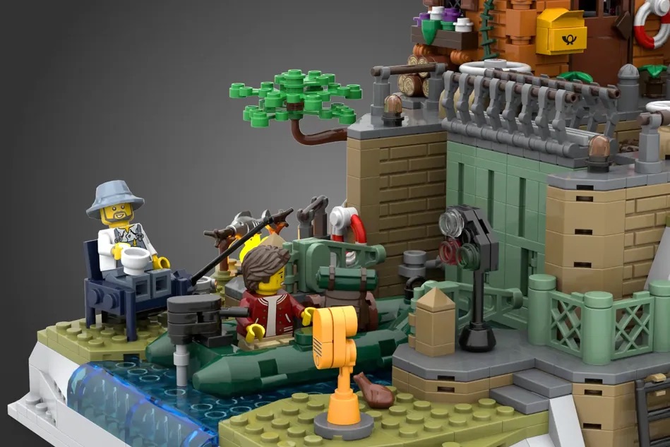 LEGO Ideas Working Canal Lock 7