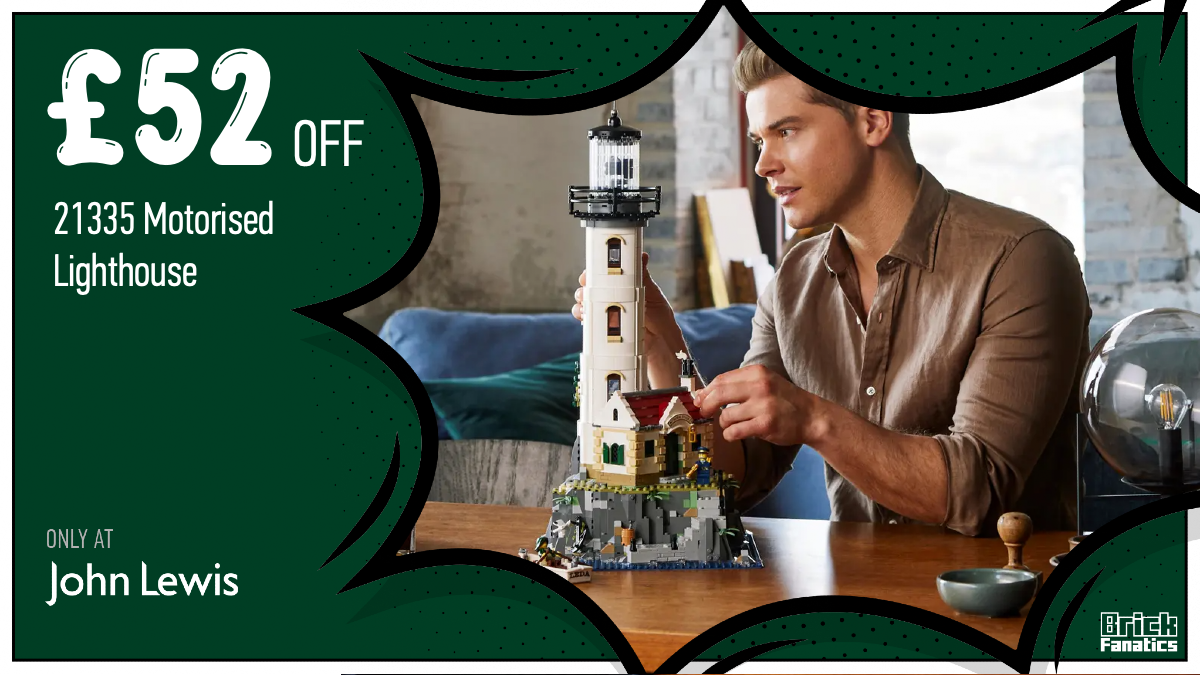 Don’t miss the chance to dock £52 off 21335 Motorised Lighthouse