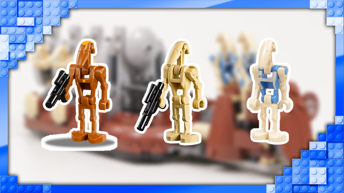 How the LEGO Star Wars Battle Droid has changed over 25 years